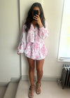 Alyssa Floral Playsuit - Pink