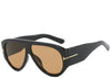 Moscow Brown Oversized Sunglasses