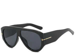 Moscow Black Oversized Sunglasses