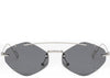 Sydney Hexagon Black Sunglasses