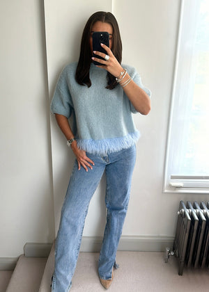 Deia Baby Blue Top