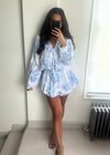 Alyssa Floral Playsuit - Blue